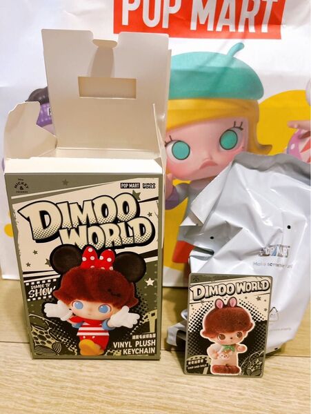 POP MART Dimoo World チップ&デール キーホルダー
