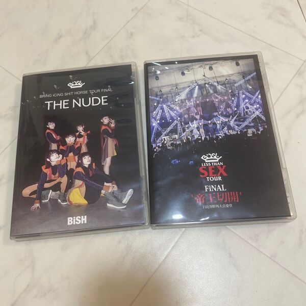 BiSH ライブdvd 2枚セット THE NUDE BiSH/LESS THAN SEX TOUR FiNAL'帝王切開'