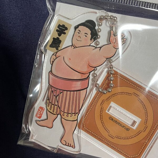 新品 宇良 キーホルダー 美品 レア 未開封 未使用 木瀬部屋 両国国技館 アクリルキーホルダー キーチェーン アクリルスタンド