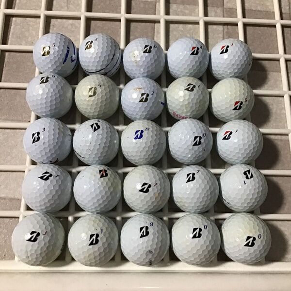 ブリジストン ツアーB ロストボール 25球