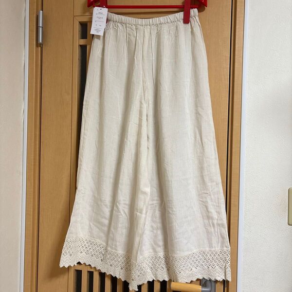 ★新品★インド綿★可愛いデザインのワイドパンツ★M〜L