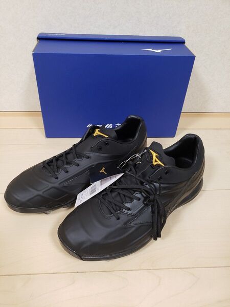 新品 ミズノ(MIZUNO) 野球 ポイントスパイク ミズノプロ MP ドミナント ブラック/ブラック 27.5cm 箱付き