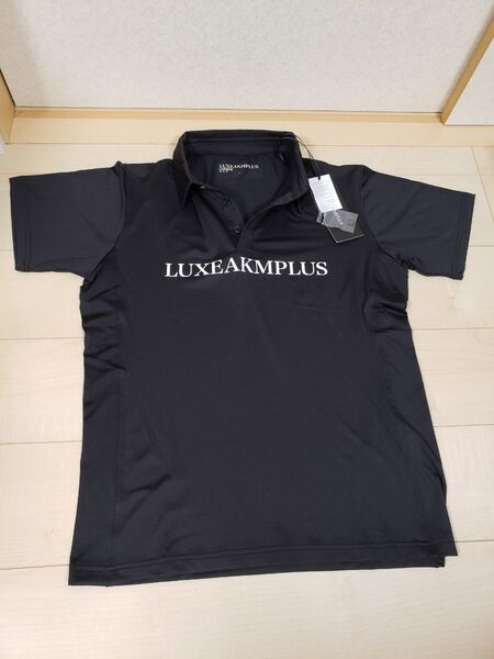新品 LUXEAKMPLUS リュクスエイケイエムプラス ポロシャツ メンズ ゴルフ ゴルフウェア Lサイズ
