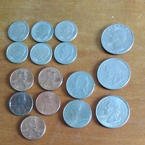 アメリカ硬貨14枚セット まとめ売り