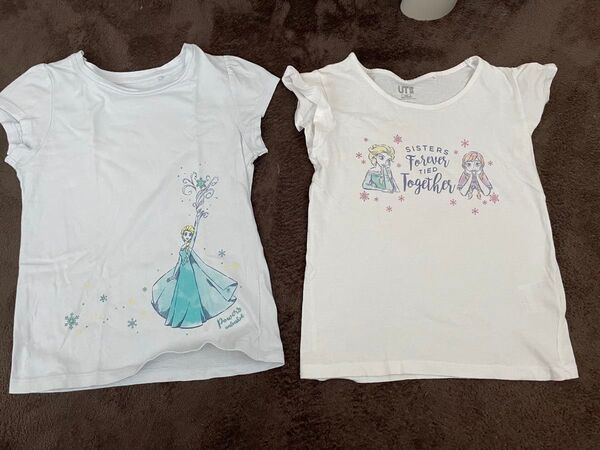 ユニクロ アナと雪の女王 Tシャツ2枚セット110cm