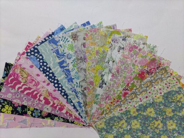 ⑬リバティ 10x20cm 20枚セット 古い柄