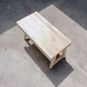 折りたたみテーブル 木製 パイン材 MUJI 折りたたみ式 フォールディングデスク センターテーブル ナチュラル オーダーメイド