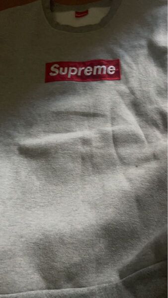 【早い者勝ち】【難あり】シュプリーム supreme スウェット トレーナー ボックスロゴ グレー