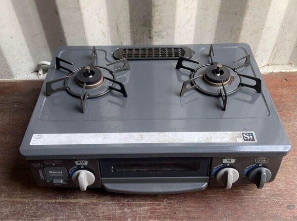 中古ガステーブル ガスコンロ リンナイ LPガス KGM563DGL
