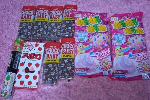 チョコベビー マーブルチョコ アポロ ねるねるね〜るね