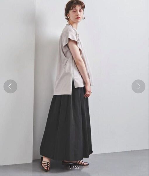 UNITED ARROWS ロングスカート 黒 Mサイズ