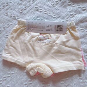 パンツ 2枚セットタグ付き 女の子 ショーツ 女児 柔らかい 快適 耐久 ボクサーパンツ かわいい(サイズ:110cm)B34
