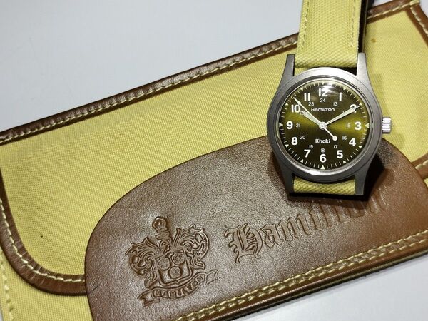 【精度良好】Hamilton khaki limited edition 9415A 手巻き時計 ミリタリーウォッチ