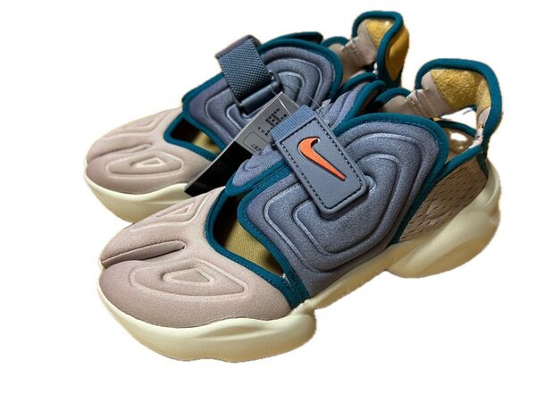 NIKE ナイキ エアアクア リフト ウィメンズシューズ サンダル 23.5cm グレー系