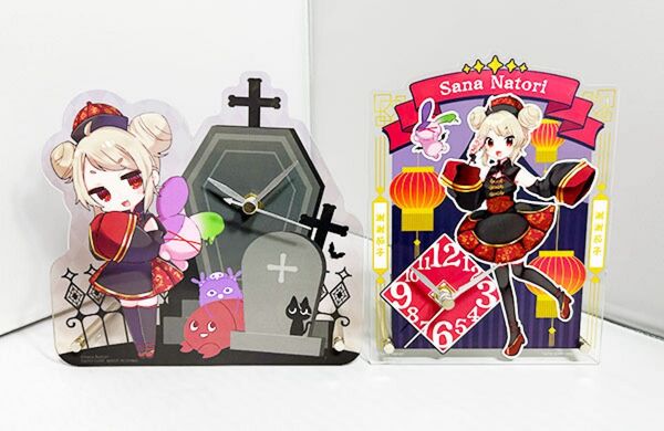 新品 非売品 名取さな タイクレ限定アクリルクロック 2種セット アクリルスタンド VTuber にじさんじ ホロライブ