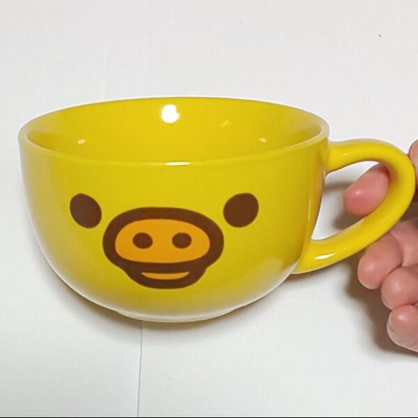 【非売品】キイロイトリ マグカップ リラックマ ローソン スープカップ コップ 黄色 限定品 サンリオ 食器 スープマグ