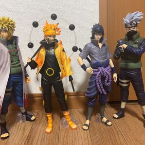 NARUTO ナルト フィギュア 一番くじ 紡がれる火の意志 波風ミナト うずまきナルト はたけカカシ うちはサスケ