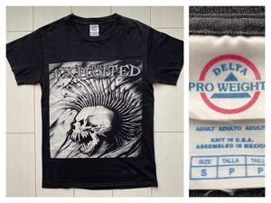 送料無料 90s vintage ビンテージ THE EXPLOITED Tシャツ USA製 skull スカル 髑髏 ドクロ punk metal HARD CORE METALLICA SLAYER NIRVANA