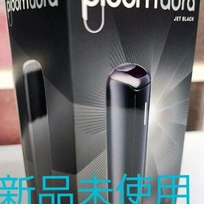 ★新品未使用★ploom aura☆プルーム・オーラ☆ジェットブラック 登録用QR付き スターターキット 電子タバコ