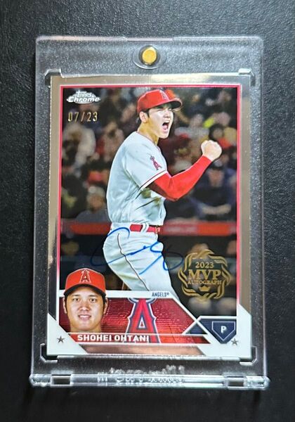 【7/23】Topps chrome 2024 大谷翔平 MVP Buy Back 直筆サインカード MVP AUTO