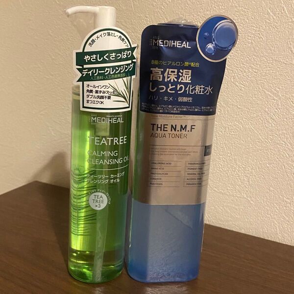 MEDIHEAL メディヒール THE N.M.F アクア トナー 化粧水 500ml &クレンジング