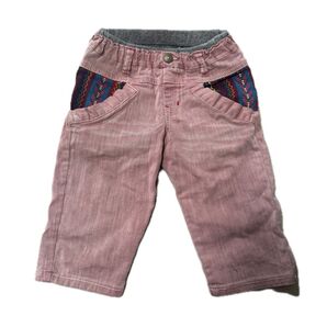 ●早い者勝ち●ブリーズ キッズ デニムパンツ レッド エスニック
