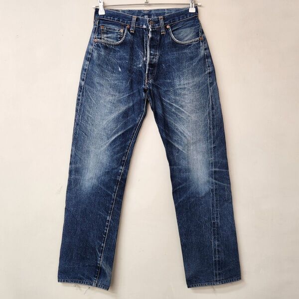 【美色】LEVI'S リーバイス 501XX バレンシア工場 555封印 ジーンズ デニムパンツ W32