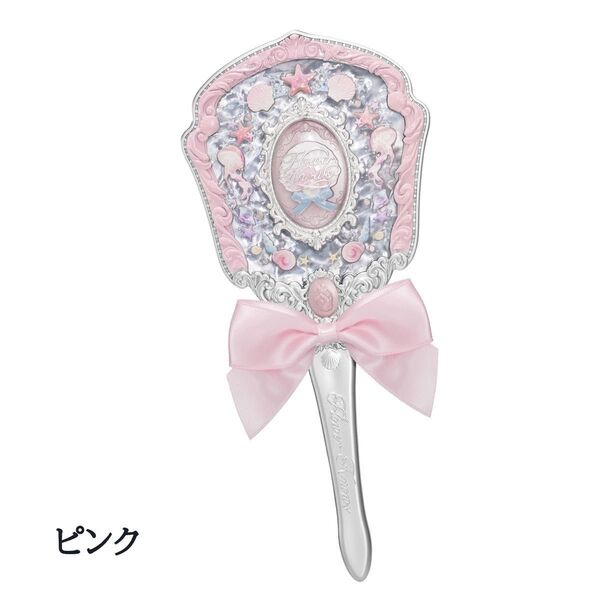 フラワーノーズ シェルズジュエルコレクション ハンドミラー ピンク