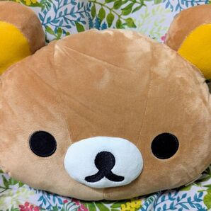 リラックマ 顔型クッション 美品 ふあふあ