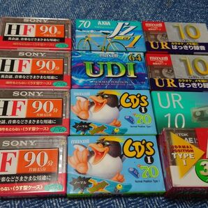 AXIA SONY maxell TDK ノーマル カセットテープ 14本セット