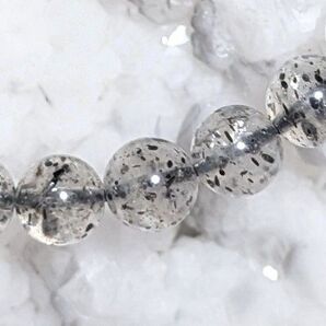 ●およそ8.5mm●ヘマタイトインクォーツブレスレット●アヤカすぺしゃる●天然石パワーストーン●
