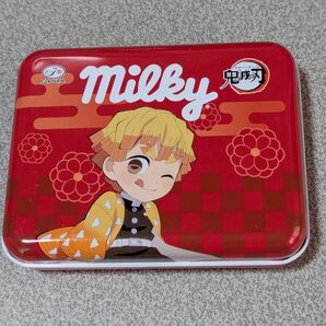 鬼滅の刃 ミルキー 缶ケース 我妻善逸