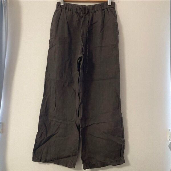 無印良品 チノパン ワイドパンツ Mサイズ カーキ