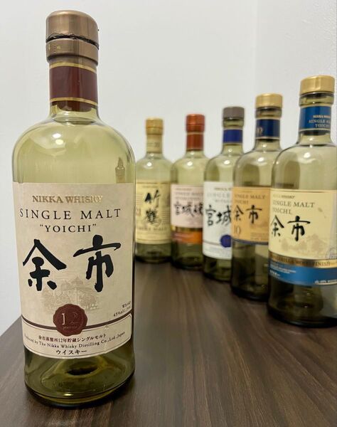【ニッカウィスキー】空き瓶 6本