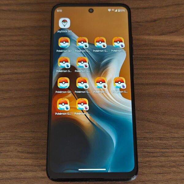 新品 moto g34 8GB 128GB Black 位置偽装設定