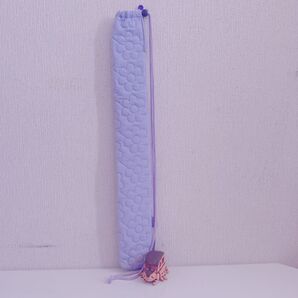 新体操 バトンケース バトントワリング キルティング花柄 64cm 刺繍