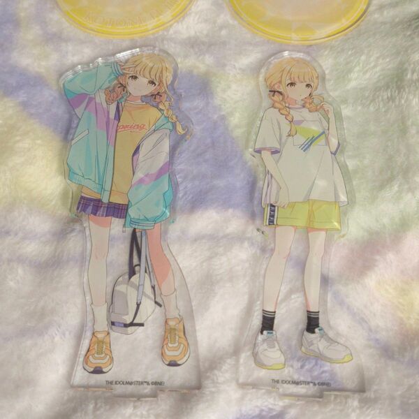 学園アイドルマスター 学マス 藤田ことね 公式アクリルスタンド アクスタ A B 私服 練習着 2点セット