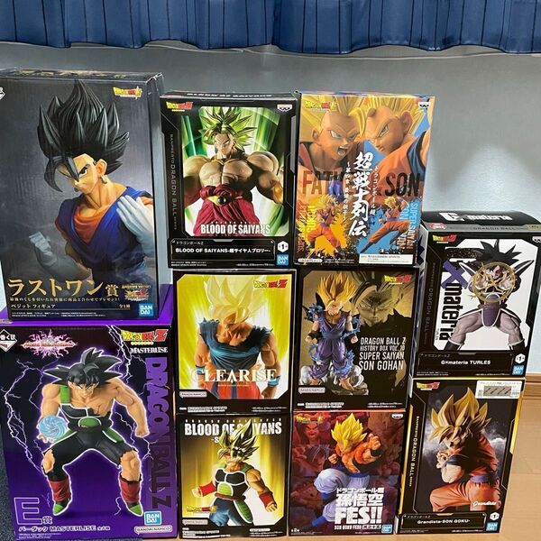 ドラゴンボール フィギュア 一番くじ ベジット バーダック ブロリー 孫悟空 孫悟飯 ゴジータ ターレス バラ不可