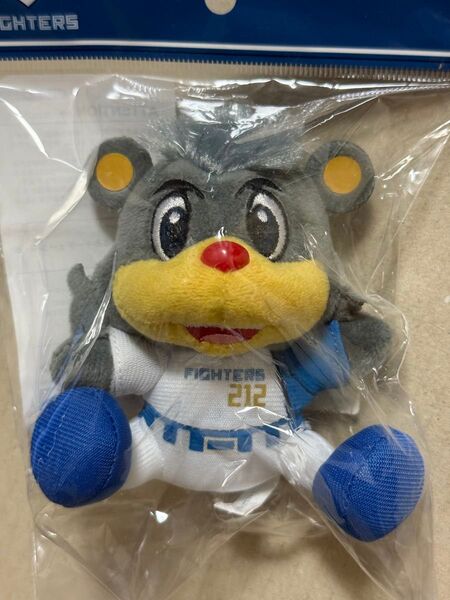 BB 北海道日本ハムファイターズ おすわりぬいぐるみキーチェーン ボールチェーン ベア マスコット キーホルダー