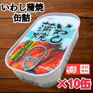 いわし蒲焼き缶詰 100g イワシ缶詰 鰯 非常食 送料無料