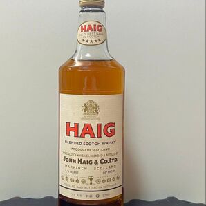 未開栓古酒HAIG BLENDED SCOTCH WHISKY スコッチ ウイスキー 特級 從価 760ml