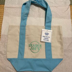 Trader Joe's ミニパステルキャンバストートバッグ