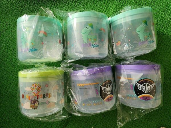 Happyくじ ピクサー PIXAR 2025 I賞 キャニスター 6個 ディズニー 新品 レミーのおいしいレストラン
