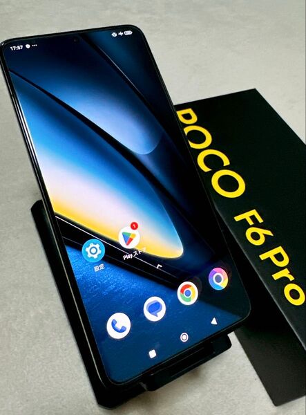 POCO F6 Pro 256GB ブラック 背面割れ レンズ良好 167