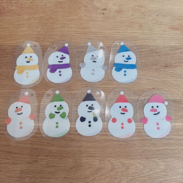 雪だるま SnowMan スノーマン ガーランド キャンドゥ 人気 完売 ハンドメイド用 壁面 壁面飾り