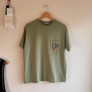 bode Leafwing Pocket Tee - Mint