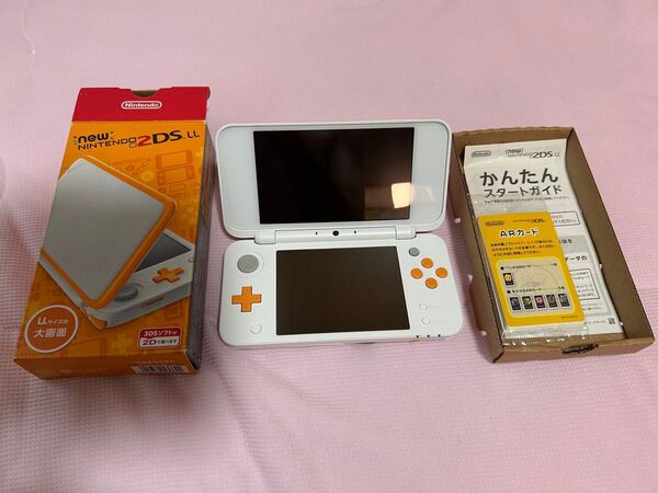 Newニンテンドー2DS LL 本体 ホワイトオレンジ