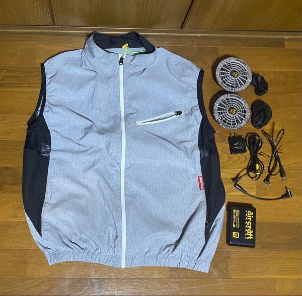 BURTLE 『バートル 旧モデル 空調ベスト【3L】 、ファン、バッテリー【10V】 』 空調服