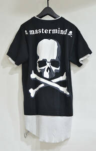 mastermind JAPAN master ma India back Skull Layered T-shirt black S Y-281909