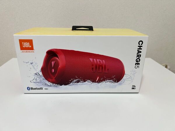 【新品未開封】JBL CHARGE5 モバイルバッテリー機能付き ポータブル防水スピーカー Bluetooth対応 レッド